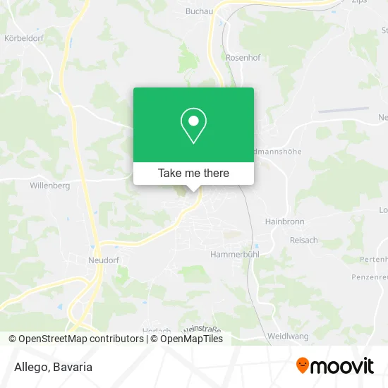 Карта Allego
