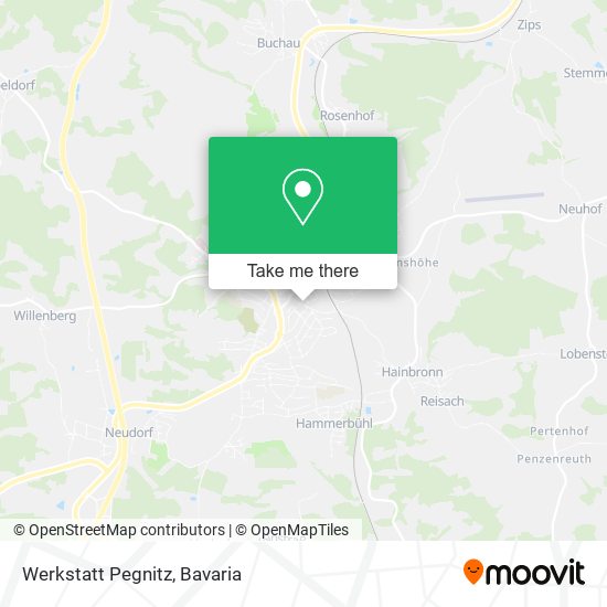 Карта Werkstatt Pegnitz