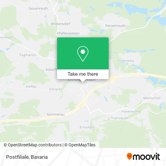 Карта Postfiliale