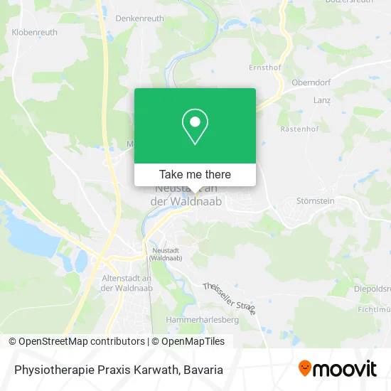 Карта Physiotherapie Praxis Karwath