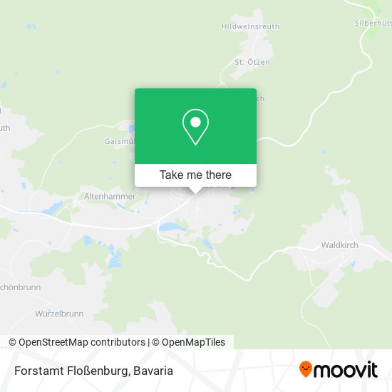 Карта Forstamt Floßenburg