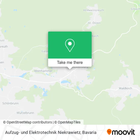 Карта Aufzug- und Elektrotechnik Niekrawietz