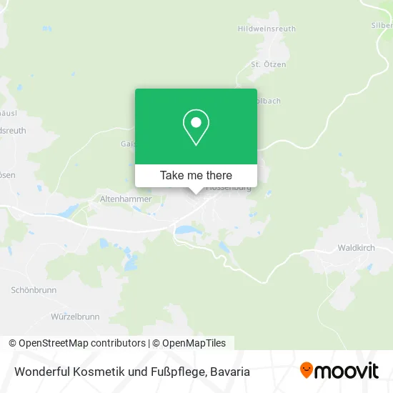 Карта Wonderful Kosmetik und Fußpflege