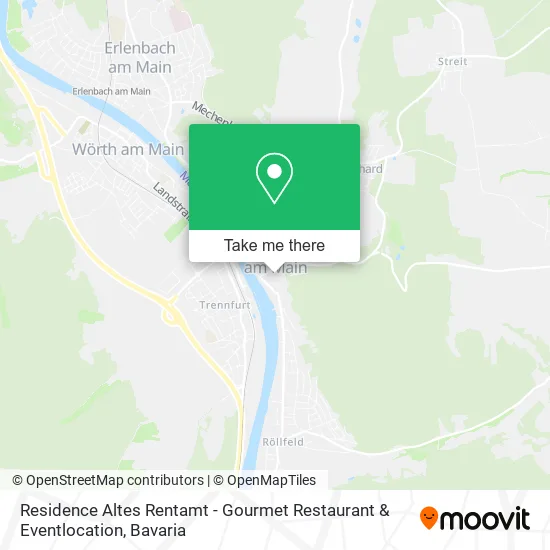 Карта Residence Altes Rentamt - Gourmet Restaurant & Eventlocation