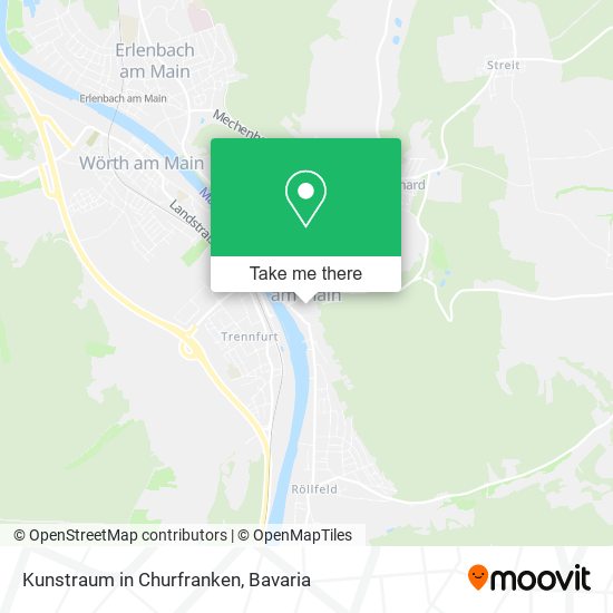 Kunstraum in Churfranken map