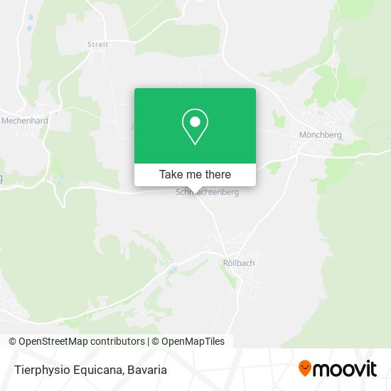 Карта Tierphysio Equicana