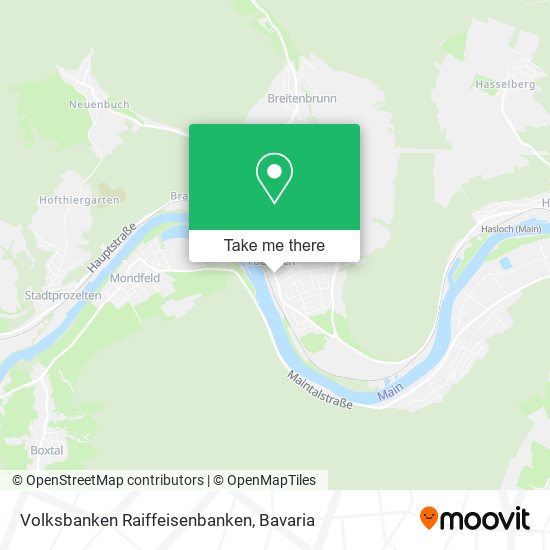 Volksbanken Raiffeisenbanken map