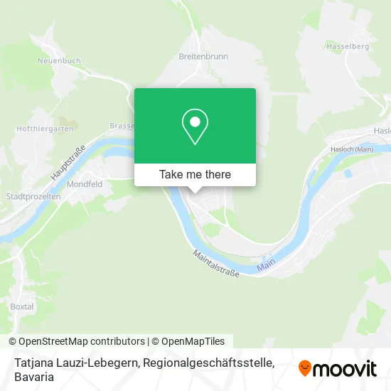 Tatjana Lauzi-Lebegern, Regionalgeschäftsstelle map