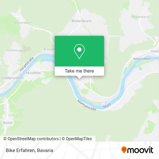 Карта Bike Erfahren