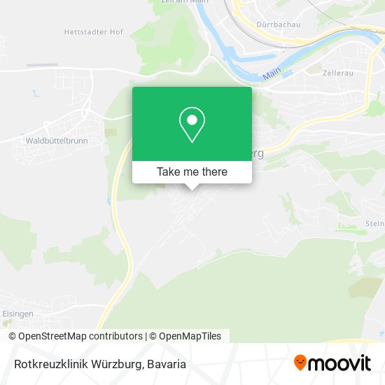 Rotkreuzklinik Würzburg map