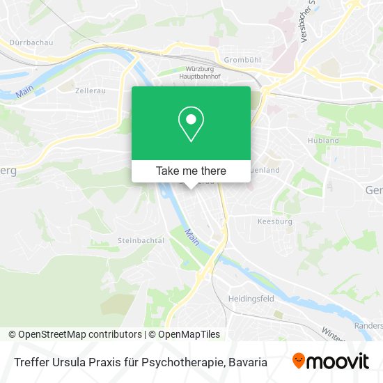 Treffer Ursula Praxis für Psychotherapie map
