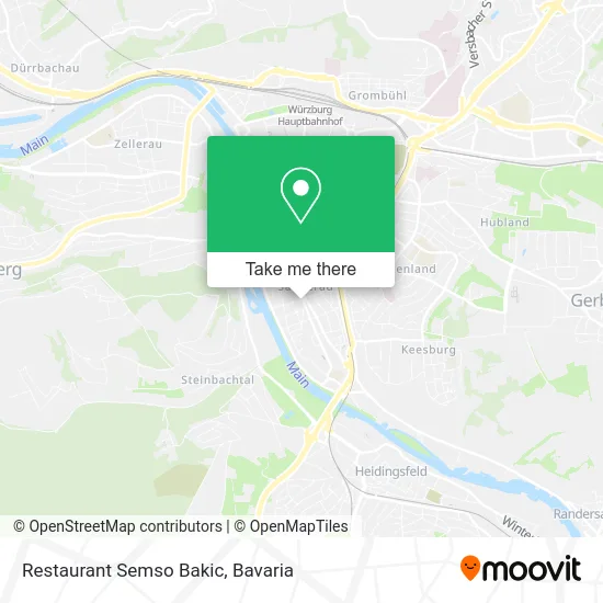 Restaurant Semso Bakic map