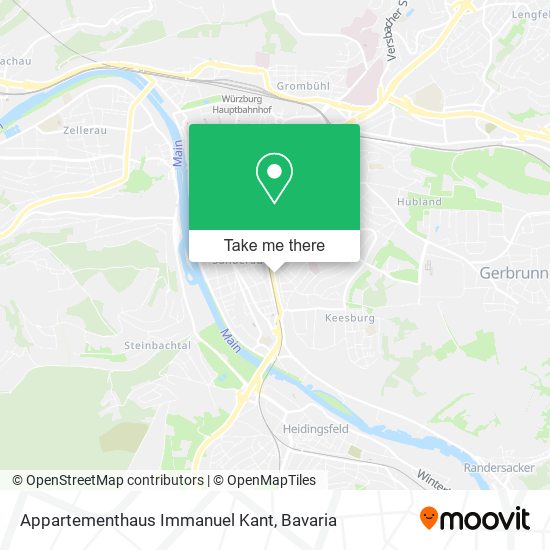 Appartementhaus Immanuel Kant map