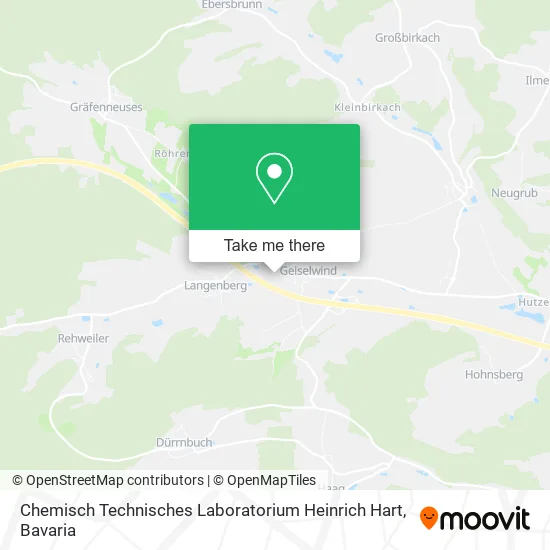 Карта Chemisch Technisches Laboratorium Heinrich Hart