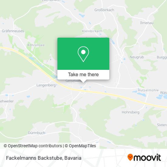 Fackelmanns Backstube map