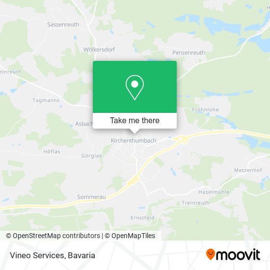 Vineo Services map