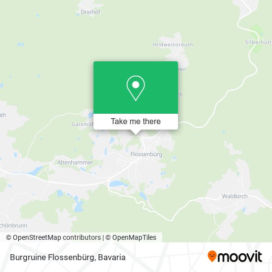 Burgruine Flossenbürg map