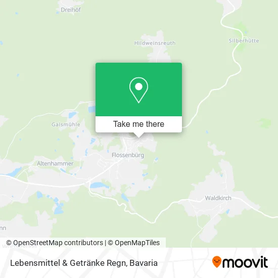 Карта Lebensmittel & Getränke Regn