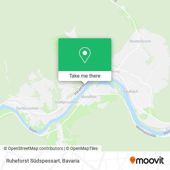Карта Ruheforst Südspessart