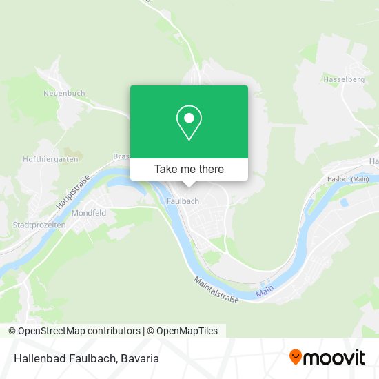 Карта Hallenbad Faulbach