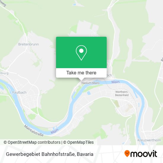 Gewerbegebiet Bahnhofstraße map