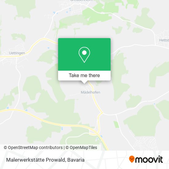 Malerwerkstätte Prowald map