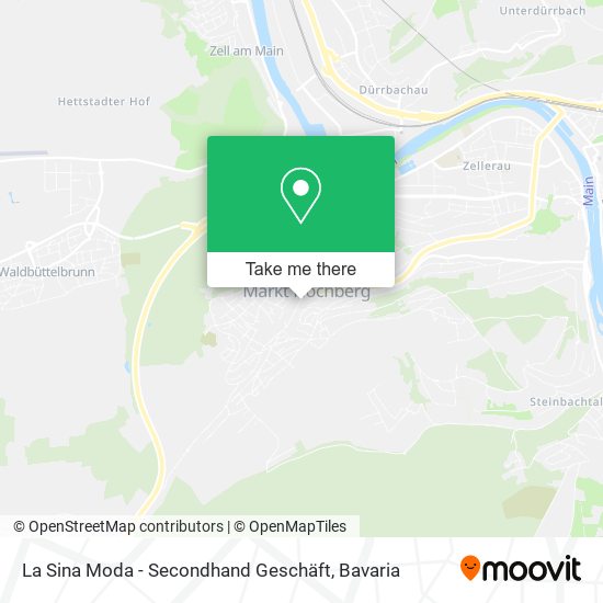 La Sina Moda - Secondhand Geschäft map