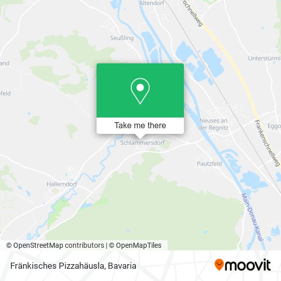 Fränkisches Pizzahäusla map