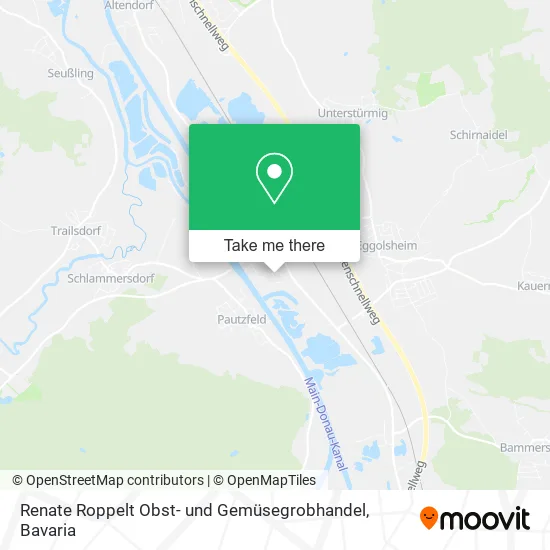 Карта Renate Roppelt Obst- und Gemüsegrobhandel