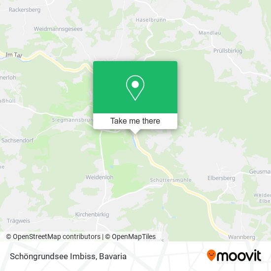 Schöngrundsee Imbiss map