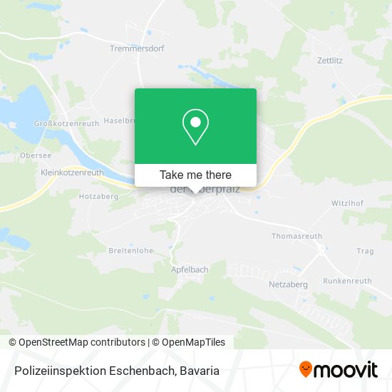 Polizeiinspektion Eschenbach map