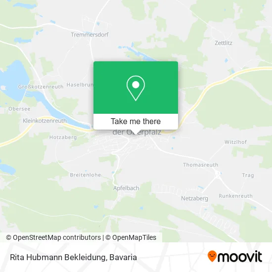 Карта Rita Hubmann Bekleidung