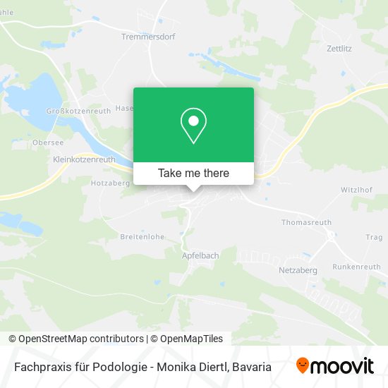 Fachpraxis für Podologie - Monika Diertl map