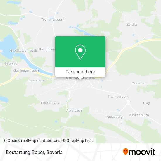 Карта Bestattung Bauer