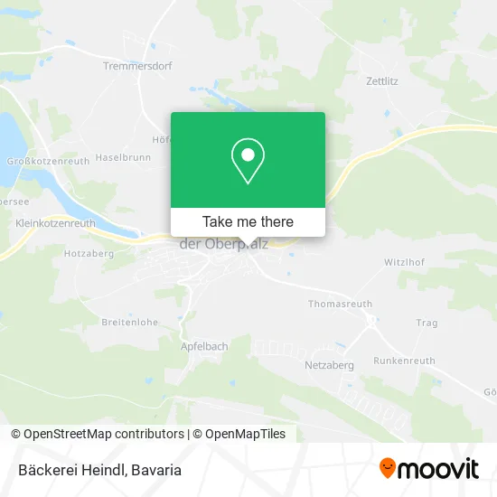 Карта Bäckerei Heindl