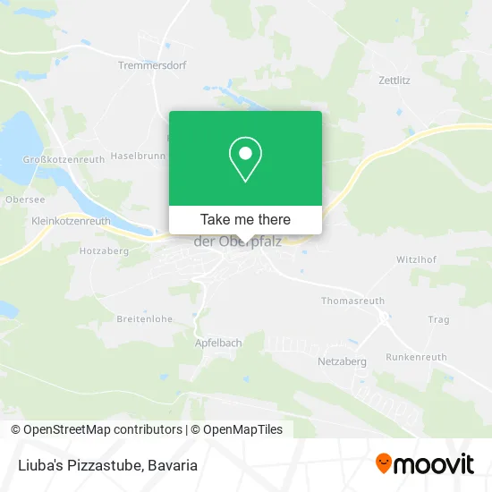 Карта Liuba's Pizzastube