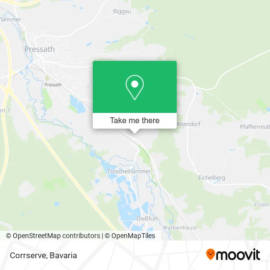 Карта Corrserve