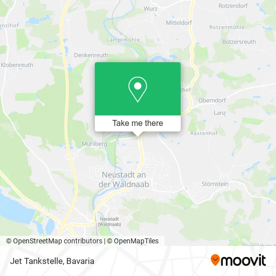 Карта Jet Tankstelle