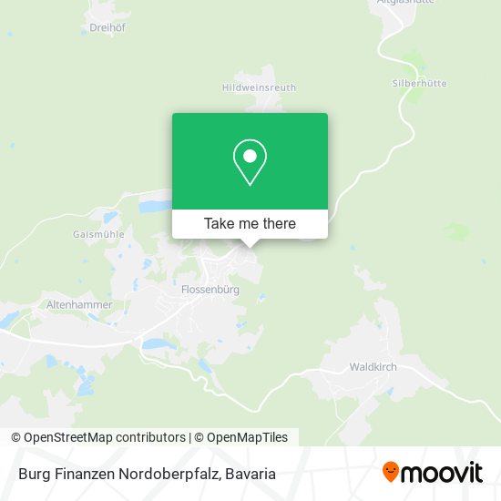 Burg Finanzen Nordoberpfalz map