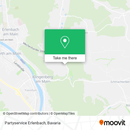Карта Partyservice Erlenbach