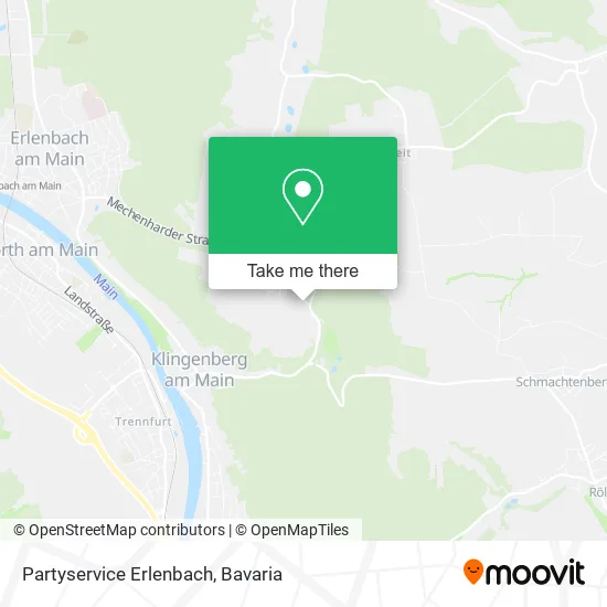 Карта Partyservice Erlenbach