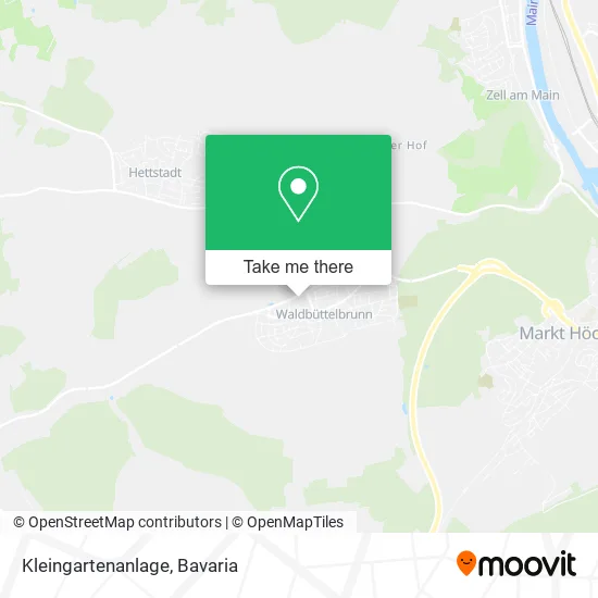 Карта Kleingartenanlage