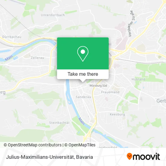 Карта Julius-Maximilians-Universität