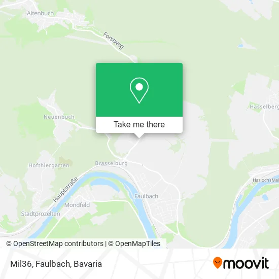 Карта Mil36, Faulbach