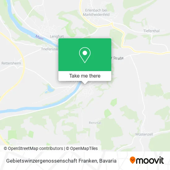 Карта Gebietswinzergenossenschaft Franken