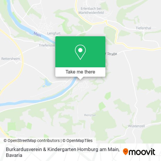 Карта Burkardusverein & Kindergarten Homburg am Main