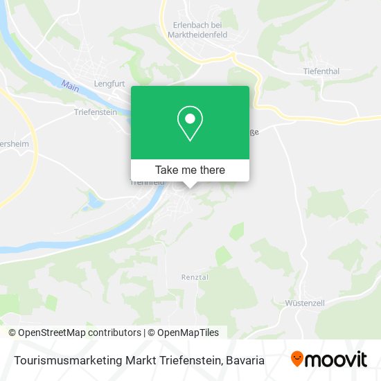 Tourismusmarketing Markt Triefenstein map