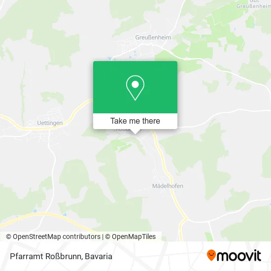 Карта Pfarramt Roßbrunn