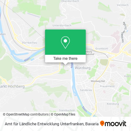 Amt für Ländliche Entwicklung Unterfranken map