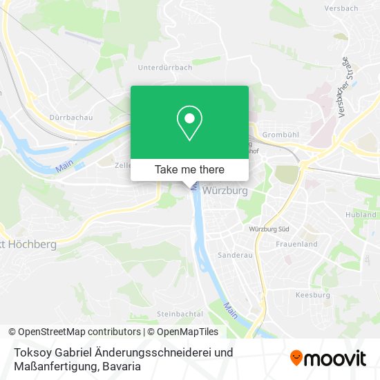 Toksoy Gabriel Änderungsschneiderei und Maßanfertigung map